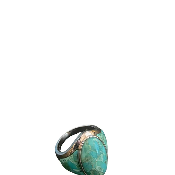 Turquoise Silver 925 Women's Ring